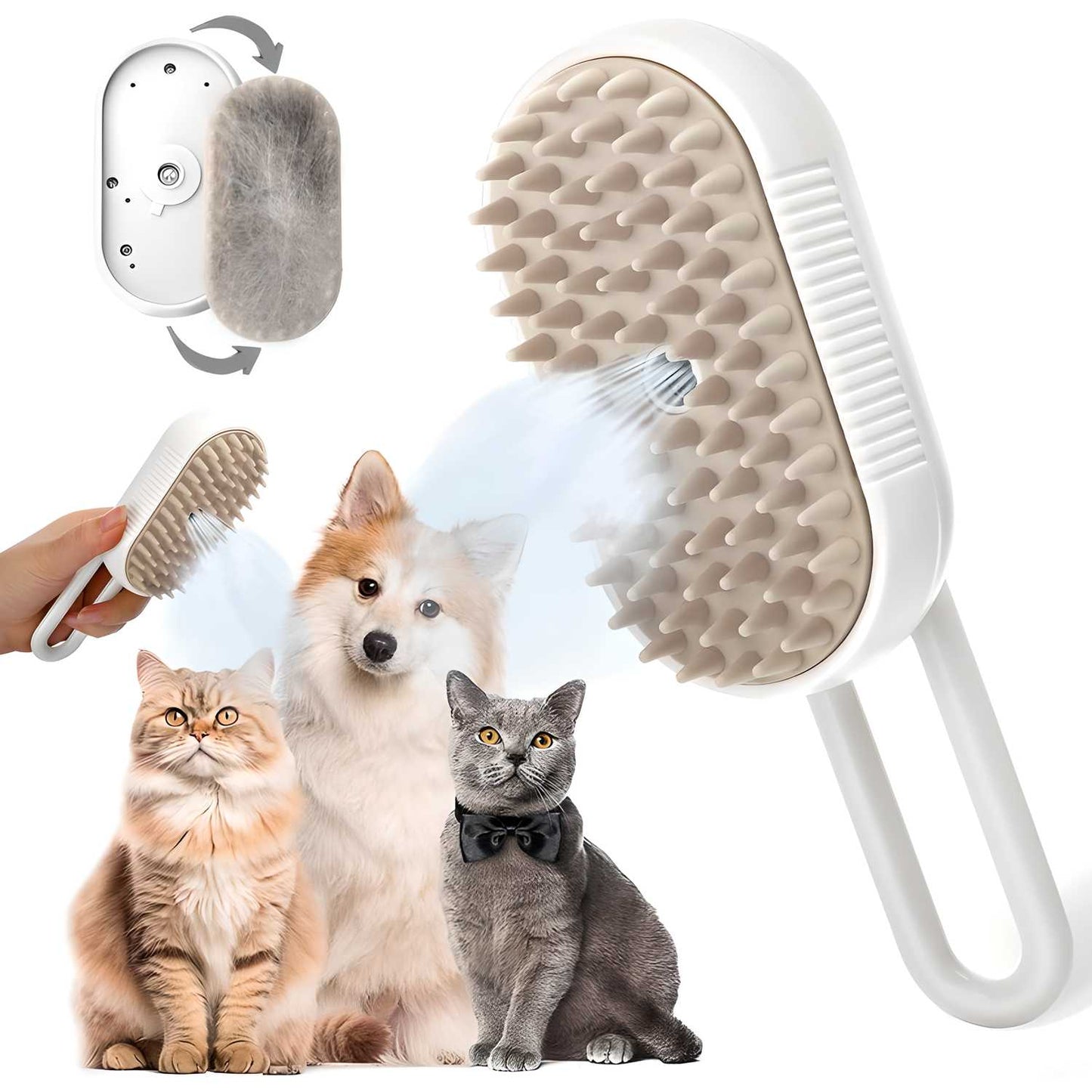 Petaww™ Steam Brush for Dogs & Cats