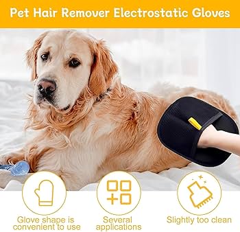 Pet Hair Removal Gloves (Pack of 2)